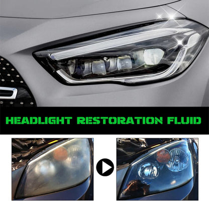 🚗[Headlight Crystal Restorer]— One swipe, and yellowed lenses become crystal clear. Old becomes new, and your headlights shine like brand new! ✨🔦