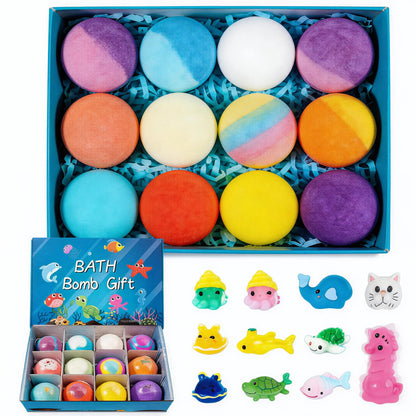🔥Easter Hot Sale 60% OFF🐣Bath Bombs For Kids – 12 Pack With Surprise Toys Inside🛁