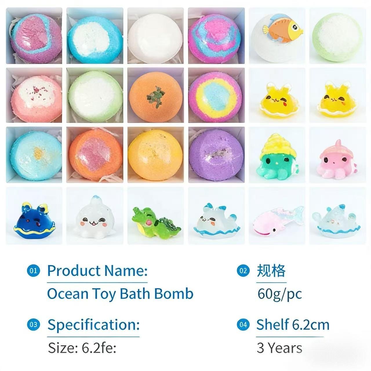 🔥Easter Hot Sale 60% OFF🐣Bath Bombs For Kids – 12 Pack With Surprise Toys Inside🛁