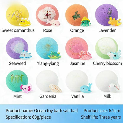 🔥Easter Hot Sale 60% OFF🐣Bath Bombs For Kids – 12 Pack With Surprise Toys Inside🛁
