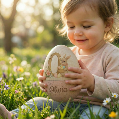 🔥Easter Hot Sale 60% OFF🐣Hollow Wooden Easter Egg-🎁Easter Basket Stuffer Gift for Kids
