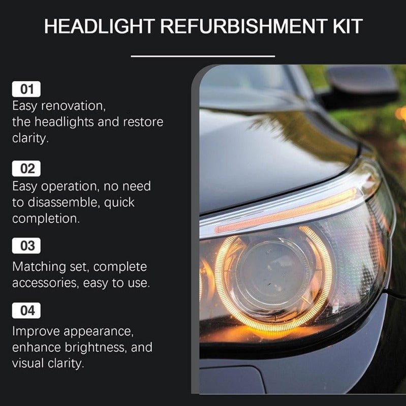 🔥Final Hours 70% OFF🏆Headlight Restoration Kit