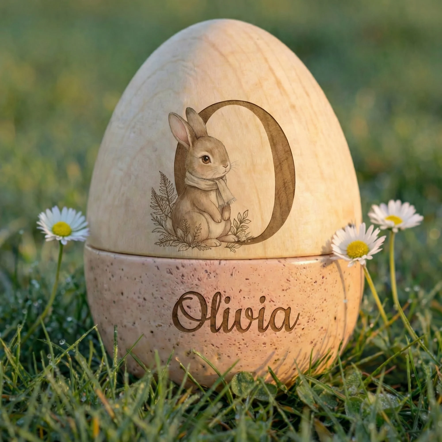 🔥Easter Hot Sale 60% OFF🐣Hollow Wooden Easter Egg-🎁Easter Basket Stuffer Gift for Kids