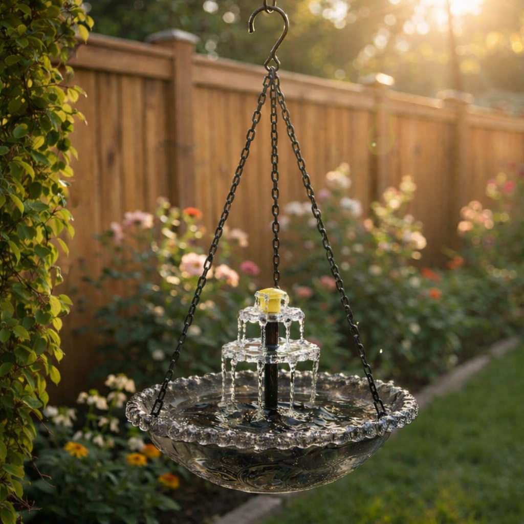 🔥Spring Hot Sale 70% OFF🐦Solar Cascade Hanging Bird Bath Fountain